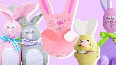 Easter Bunny Crafts - Paper Bag Rabbit - Mighty Kids