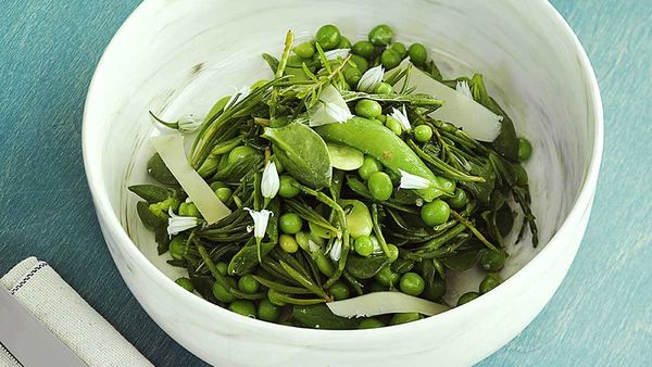 Broad bean salad