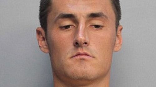 Tomic's mugshot after his arrest. (Miami Beach Police Department)