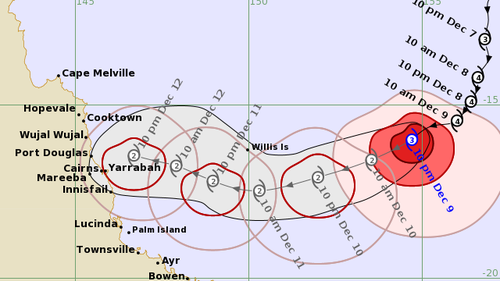 Severe Tropical Cyclone Jasper issued @ 11:01 pm AEST Saturday 9 December 2023.