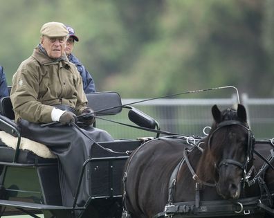 Lady Louise and Prince Philip