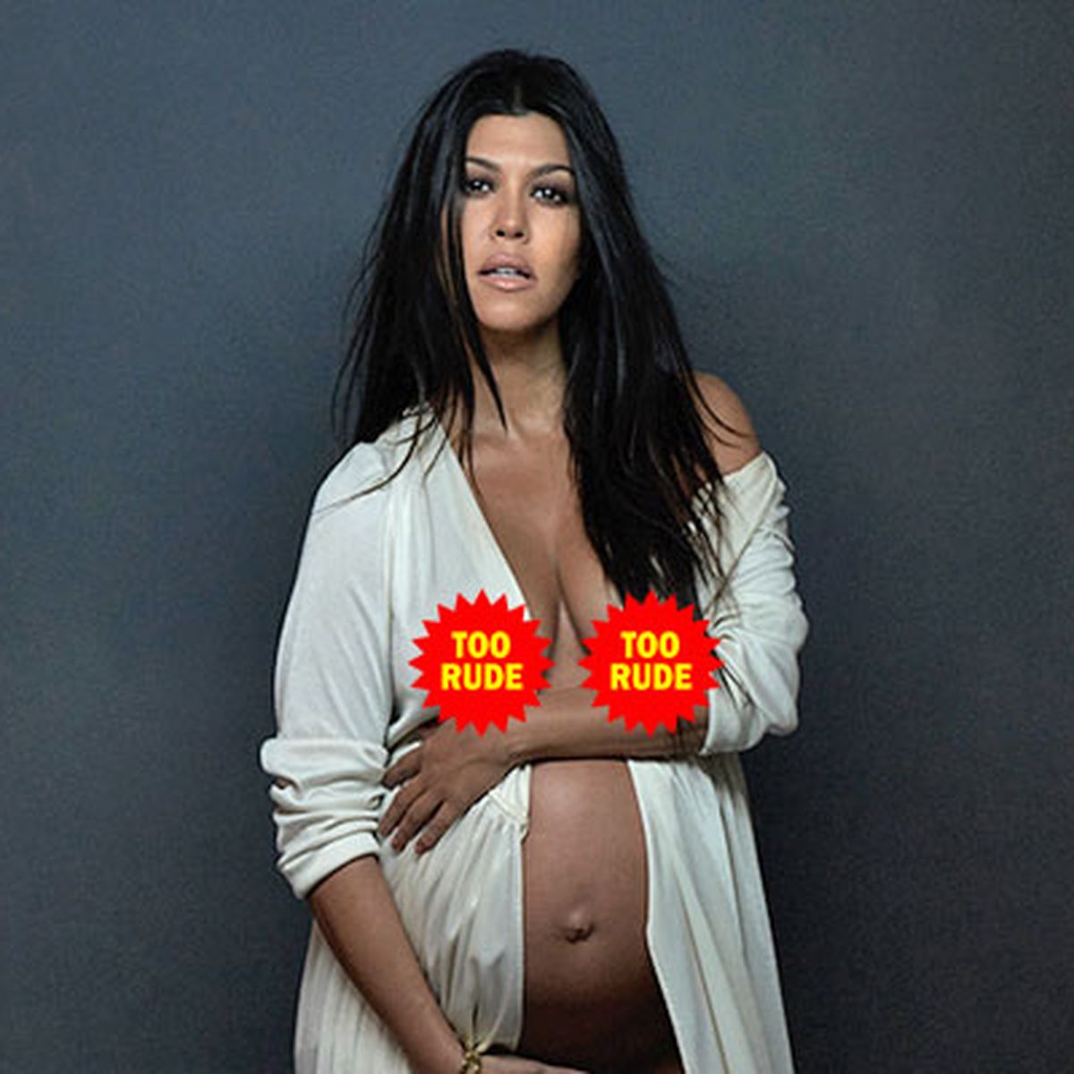 Kourtney Pregnant Belly Naked - Kourtney Kardashian 'comfortable' posing nude for photo shoot: 'I'm at my  best when I'm pregnant' - 9Celebrity