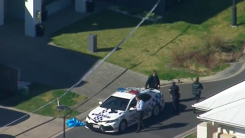 Two siblings have been shot during a targeted attack in Brisbane's south-east. ﻿Police say two men tried to break into the home on Fisher Street in Rochedale about 4.40am today before firing multiple shots at the property.