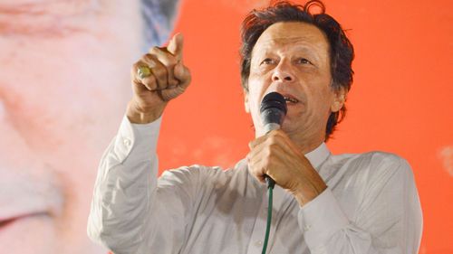 Former cricket star-turned-politician Imran Khan. (AAP)