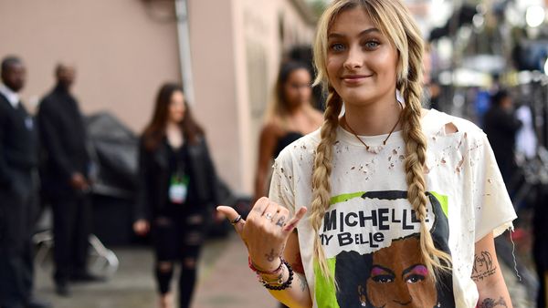 Paris Jackson has more than 50 tattoos. Image: Getty