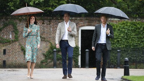 Kate attended a memorial for Princess Diana last week, before anyone was aware she is pregnant. (AAP) 