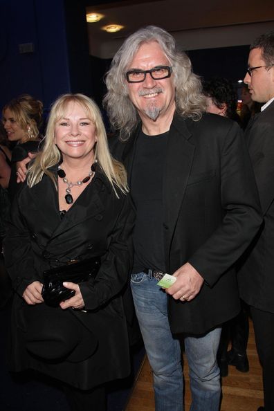 Billy Connolly and wife Pamela Stephenson attends the 'Interview' Premiere at the BFI 51st London Film Festival, Odeon West End on October 18, 2007 in London, England.