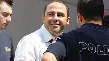 Tony Mokbel and Greek police (AAP)