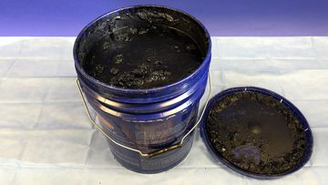 The black paste was tested to detect whether there were drugs present. 