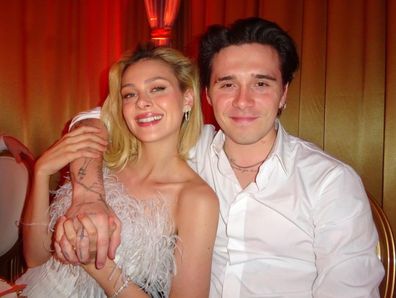 Brooklyn Beckham with fiancee Nicola Peltz