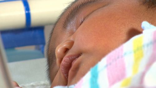Obstetricians were blown away by Maoama's size. (9NEWS)