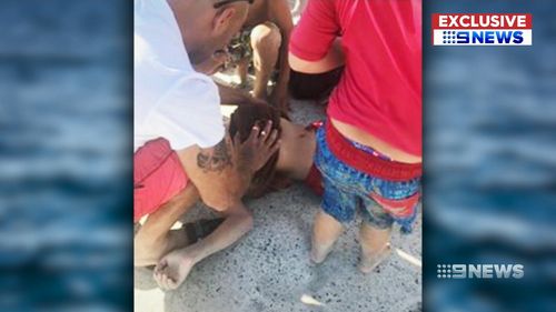 The boy was injured near the Woodman Point jetty. (9NEWS)