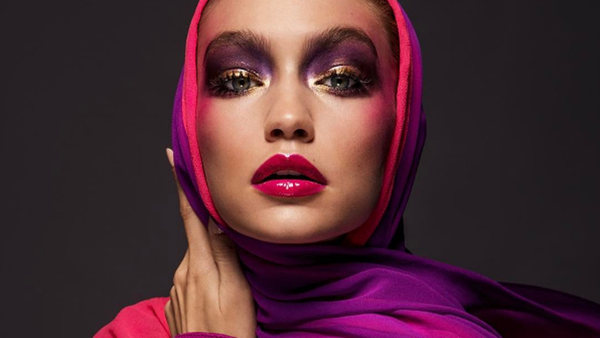 Gigi Hadid as she appears in the first-ever Vogue Arabia. Image: Instagram/@inezandvinoodh