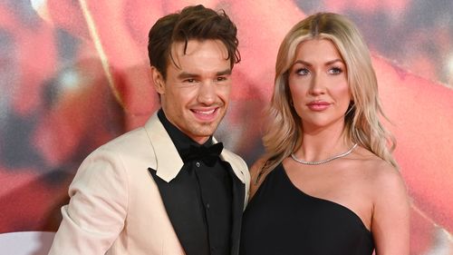 Liam Payne and Kate Cassidy arrive at the "All Of Those Voices" UK Premiere at Cineworld Leicester Square on March 16, 2023 in London, England. 