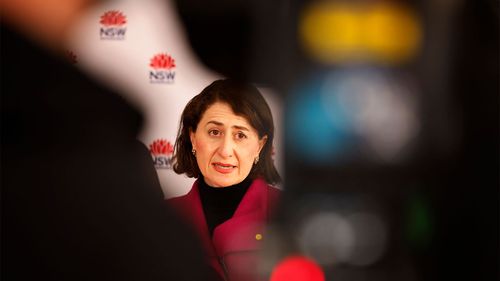NSW Premier Gladys Berejiklian speaks during a COVID-19 update press conference in Sydney.