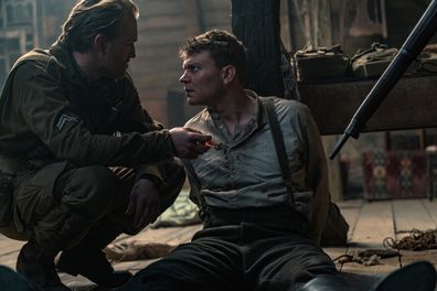 Wyatt Russell and Pilou Asbæk in 'Overlord'