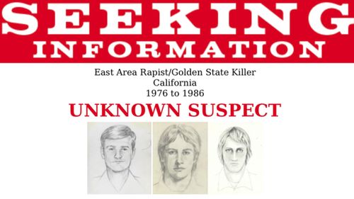 FBI artist renderings of the serial killer and rapist, also known as the "East Area Rapist" and "Golden State Killer". Joseph James DeAngelo was taken by surprise when deputies swooped in and arrested him in 2018, as he stepped out of his home. 