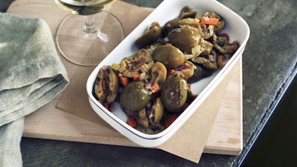 Sicilian-style olives