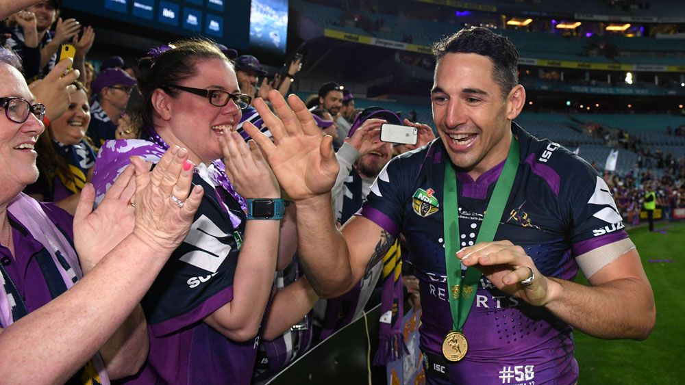 Billy Slater to play on for Storm in NRL