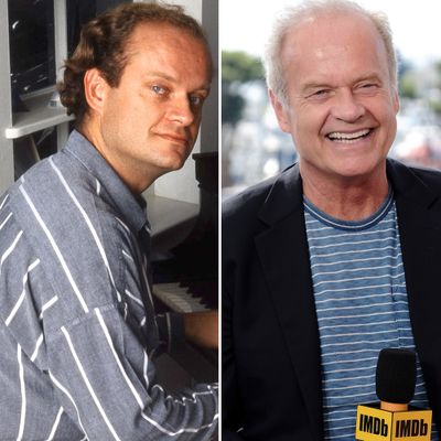 Frasier Cast Then And Now Kelsey Grammer Peri Gilpin John