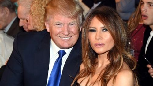 Donald and Melania Trump. (AFP file image)