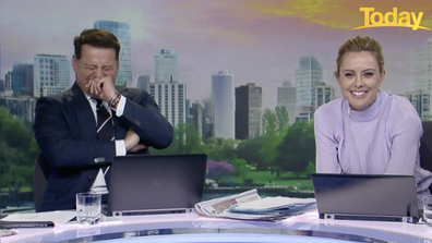 Stefanovic burst into laughter.