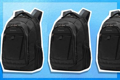 9PR: Samsonite Tectonic 2 SPL 15.6" Laptop Backpack, Tablet Pocket, Padded Handle, Black