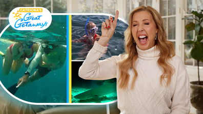 Exclusive: Catriona Rowntree on facing her fear of swimming with sharks