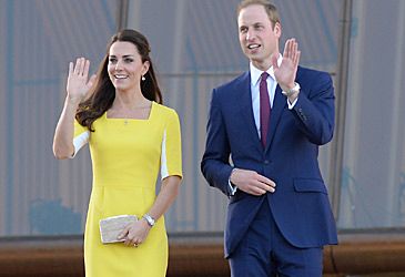 When did the Duke and Duchess of Cambridge tour Australia together?