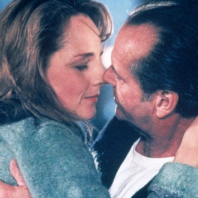 <p>Jack Nicholson and Helen Hunt in <em>As Good As It Gets</em> </p><p><strong>Age gap:</strong> 26 years, 2 months</p>
