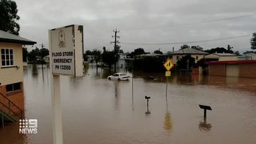 Nursing homes and hospitals in the Queensland town of Goondiwindi have been forced to evacuate, with 10,000 locals on standby to leave the flooded city. 