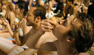 The ad features the controversial eating style embraced by Aussies.