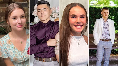 Lily Van De Putte, Tyrese Bechard, Summer Williams and Antonio Desisto were killed in the fatal Buxton crash.