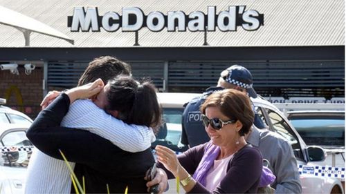 Helensvale McDonald's was the scene of a fatal shooting on Thursday. 