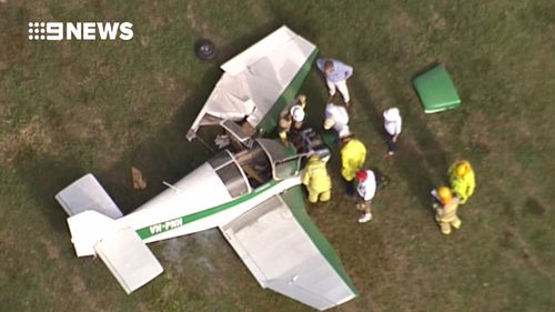 Caboolture Airfield crash: Two people walk away unscathed after incident at Queensland airport