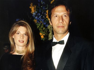 Jemima Goldsmith and Imran Khan were married from 1995 until 2004.
