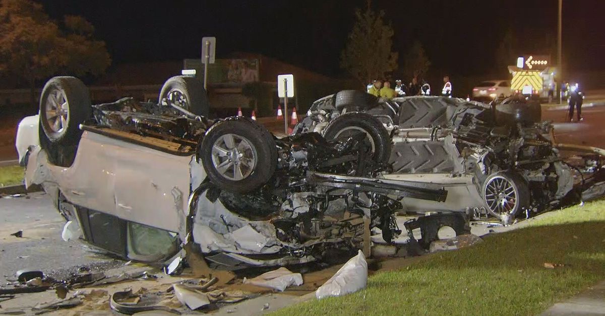 Five people seriously injured after horror crash in Brisbane’s south-west