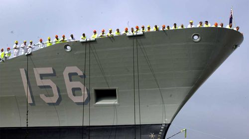 Le HMAS Toowoomba se trouvait dans les eaux internationales à proximité du Japon lorsqu'un destroyer chinois s'en est approché.