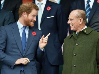 Prince Harry is said to be greatly concerned about his grandfather following his recent hospitalisation.