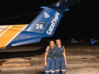 Trish Curry has been a CareFlight pilot for more than two years now.