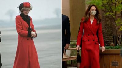 Kate Middleton takes a fashion nod from Princess Diana