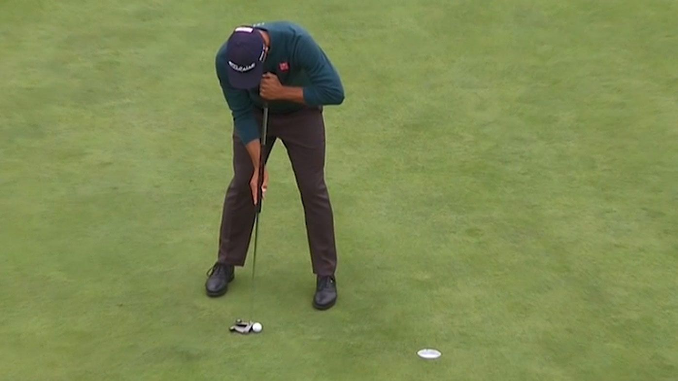 Adam Scott had some regrettable misses with the putter
