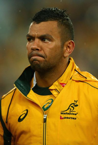 <b>Kurtley Beales's Wallabies future is in serious jeopardy following the star’s latest off-field controversy.</b><br/><br/>Beale has found himself in hot water again after sending two crude picture messages to Wallabies staffer Di Patston.<br/><br/>The images were sent in June, but are believed to be behind a recent mid-air stoush involving the pair that has since led to her resignation due to stress.<br/><br/>Beale’s career has been punctuated by off-field indiscretions.<br/>