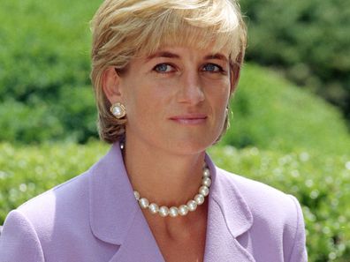 Princess Diana at the Red Cross Headquarters in Washington in 1997.