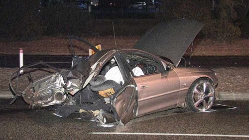 Two people die after crashing into tree following police pursuit in Cockburn, in Perth’s south