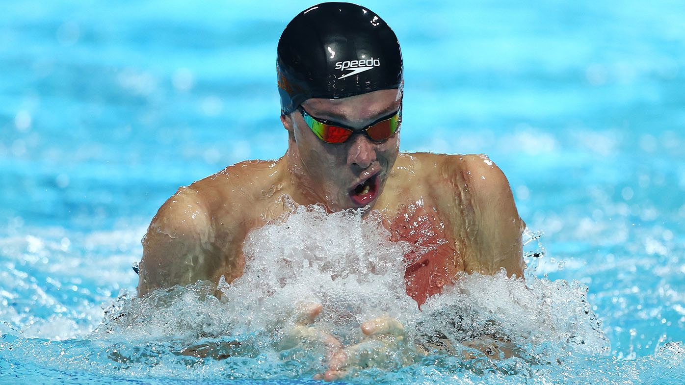 Zac Stubblety-Cook in action at the Australian swimming championships.