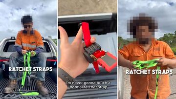 Trades Mate ratchet straps were promoted on social media