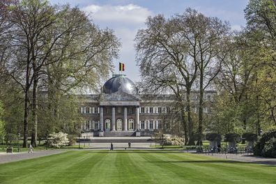 Royal Palace of Laeken / Royal Castle of Laken, official residence of King Philippe and Queen Mathilde of the Belgium and the Belgian Royal Family