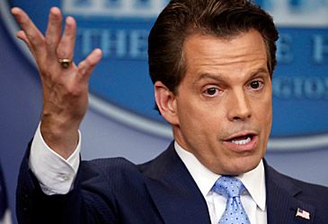Which White House role did Anthony Scaramucci quit after 10 days?