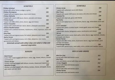 aussie pub menu on reddit